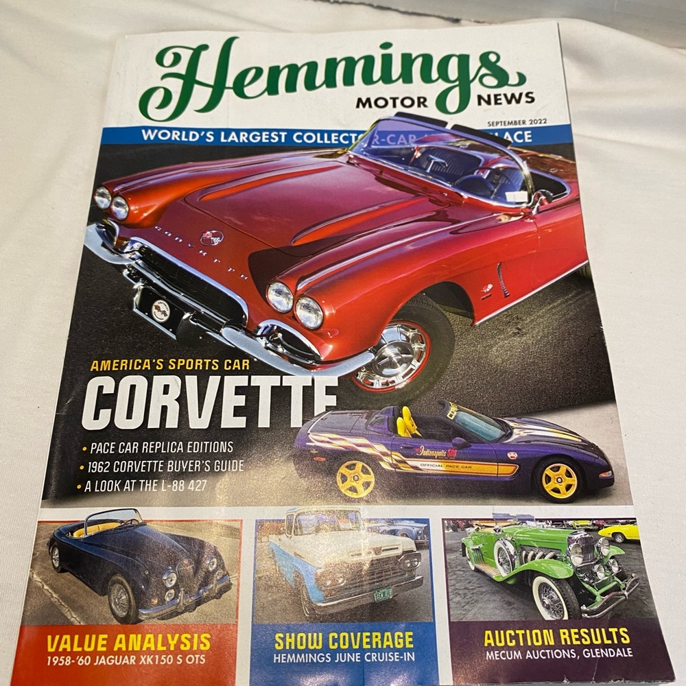 Corvette Special Hemmings Edition Issue September 2022